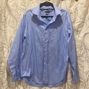 Calvin Klein Mens XL Blue Dress Shirt